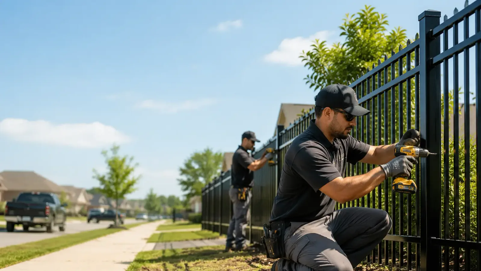 Metal Fence Installation in Grand Prairie, TX